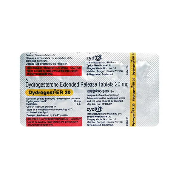 Dydrogest-ER 20 Tablet